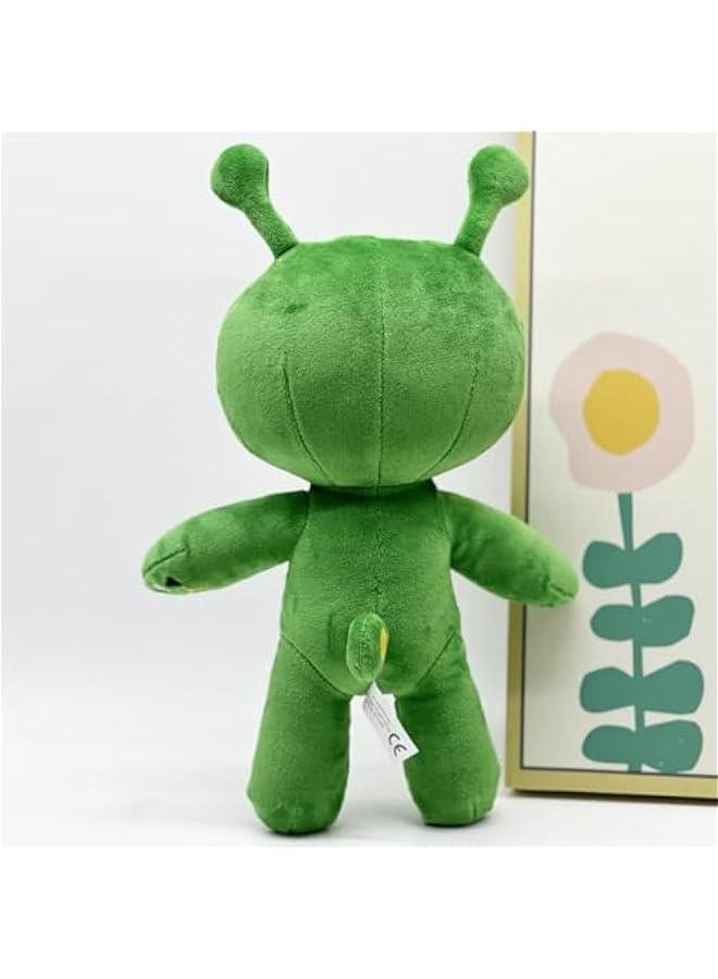 دُمية فضائية قطنية ITPZ، دُمية فضائية خضراء، وسادة مخلوق فضائي ناعمة لتزيين غرفة الأطفال في المنزل، هدية لمحبي الرسوم المتحركة وألعاب الدمى - Image 5