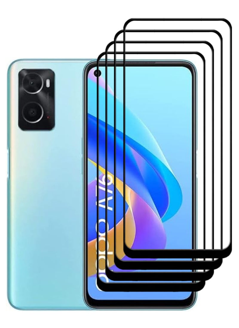 ACLIX 4 Pieces Antistatic ESD Dustproof Premium Quality High Definition Tempered Glass Screen Protector Designed For Oppo A76 - Image 1
