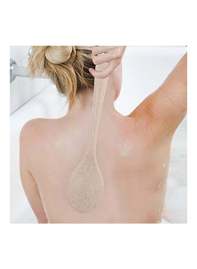 نيبمينينت فرشاة استحمام للجسم بيج 14.3x3.1x1.7بوصة - Image 2