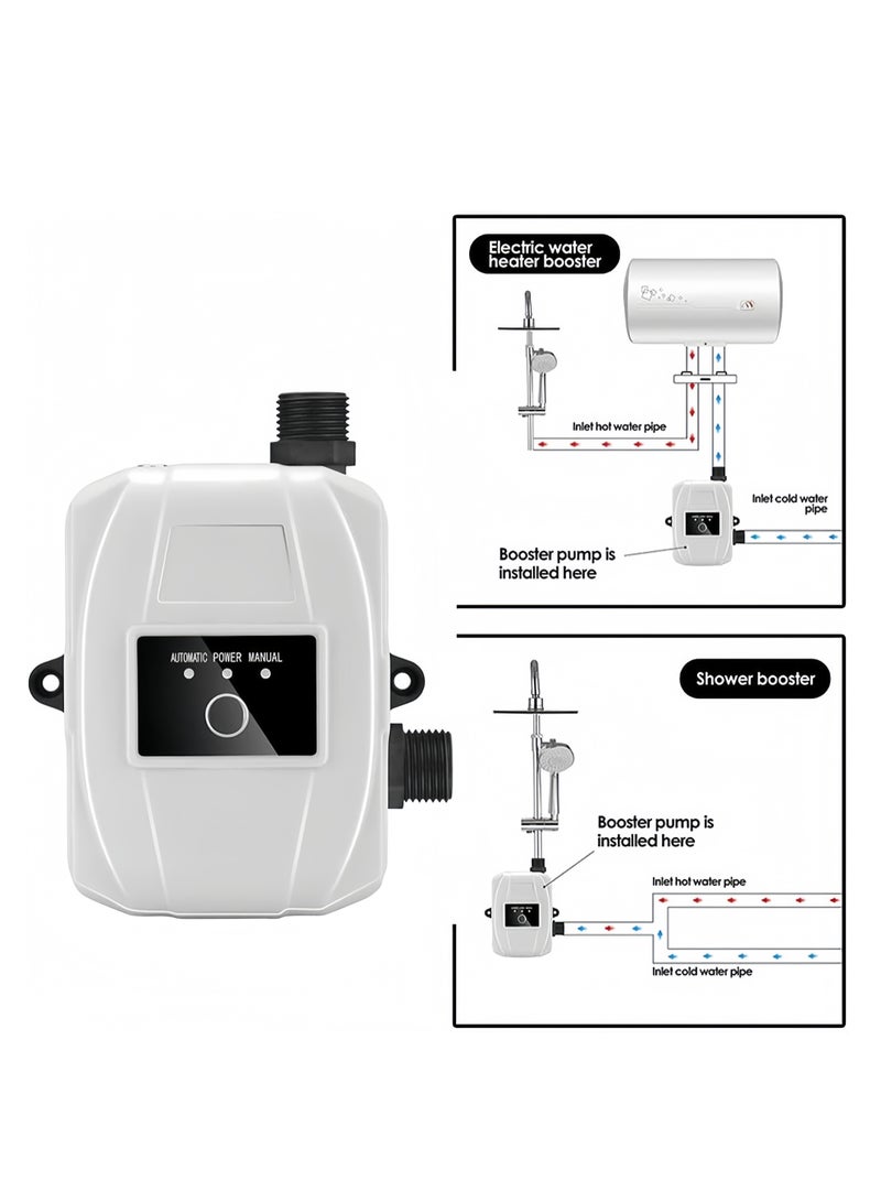 جوي لينك مضخة تعزيز آمنة بجهد 24 فولت مزودة بمفتاح تدفق - مضخة تعزيز محمولة للاستخدام المنزلي في الحمام والمطبخ والمرحاض والحديقة - Image 3
