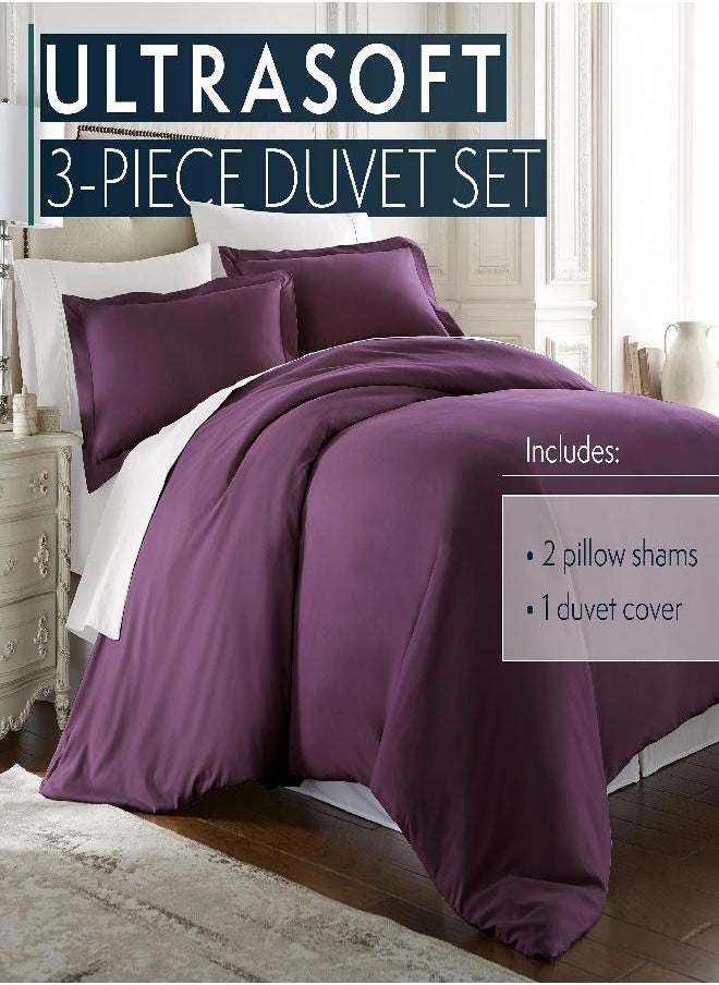 JELLYMONI - JELLYMONI Duvet Cover King, Rust Microfiber Tufted Duvet Cover Set, Boho Textured Duvet Cover Jacquard Rhombus Geometric Pattern Duvet Cover with Corner Ties & Zipper Closure - Image 1