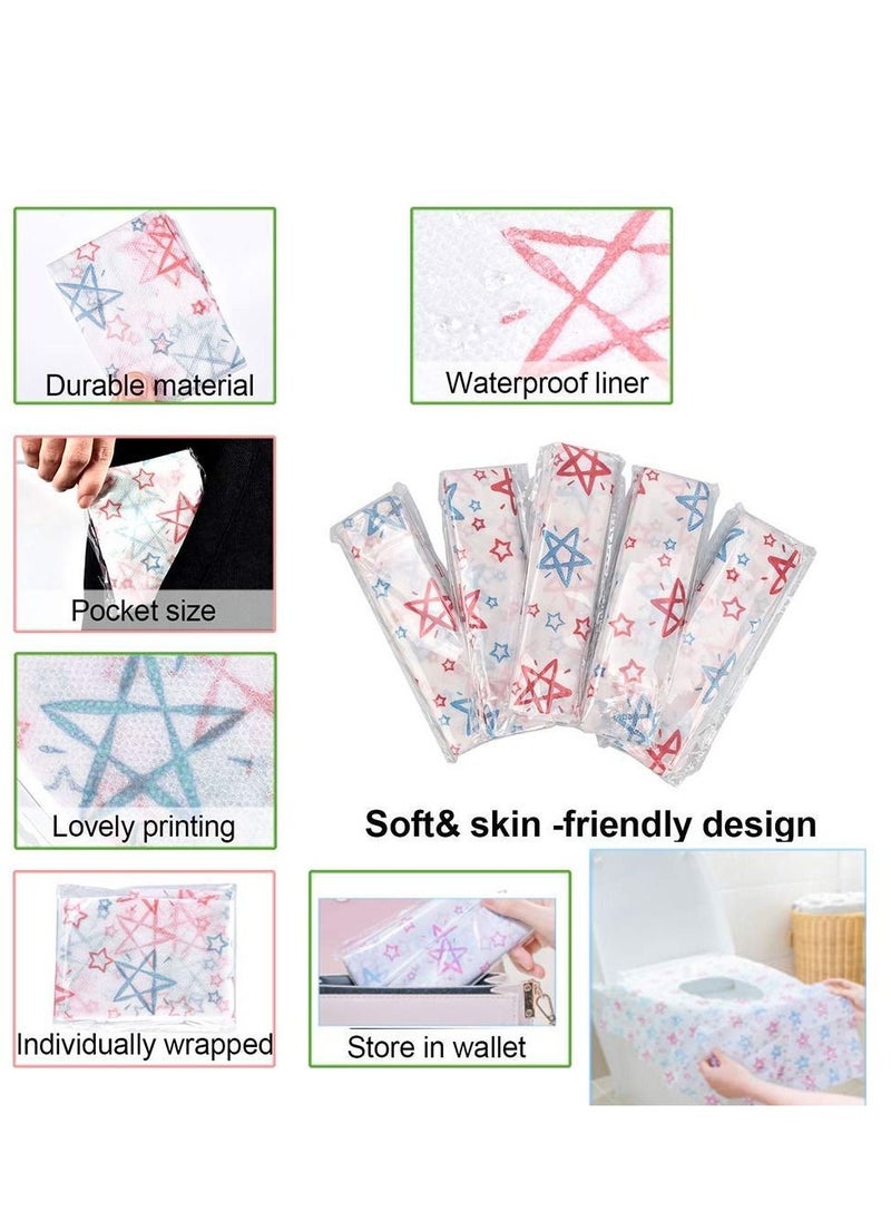 Excefore Disposable Toilet Seat Cover, 30Pcs Extra Large XL Potty Seat Covers, Waterproof Individually Wrapped, Portable Travel Toilet Seat Covers, for Public Toilets Adults Kids Toddler Potty Training  - Image 4