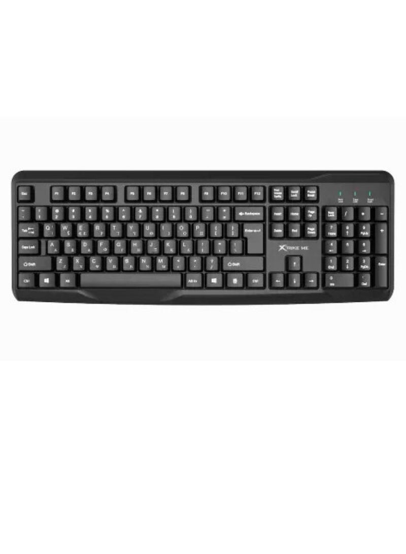 Xtrike Me KB-229 Arabic Wired Keyboard Black - Image 2