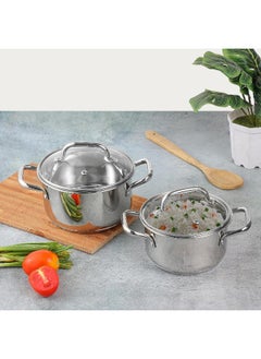 VINOD Mainz Stainless Steel Cookware set of 4  - Image 2