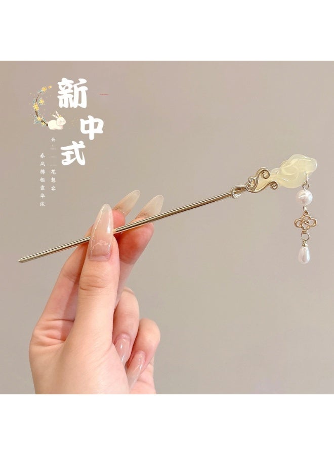 GELESE Women's Hairpin Updo Hairpin with Pendant Hair Accessory