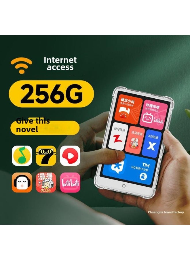 Generic - Mp4 Internet Access Wifi Version Full Screen Smart Mp5 Novel Video Special Touch Screen Mp3 Player Mp6-Body Color:Eight-core Wifi Version | Run 3g Free App-Memory Capacity:Body + 64g Memory Card - Image 1
