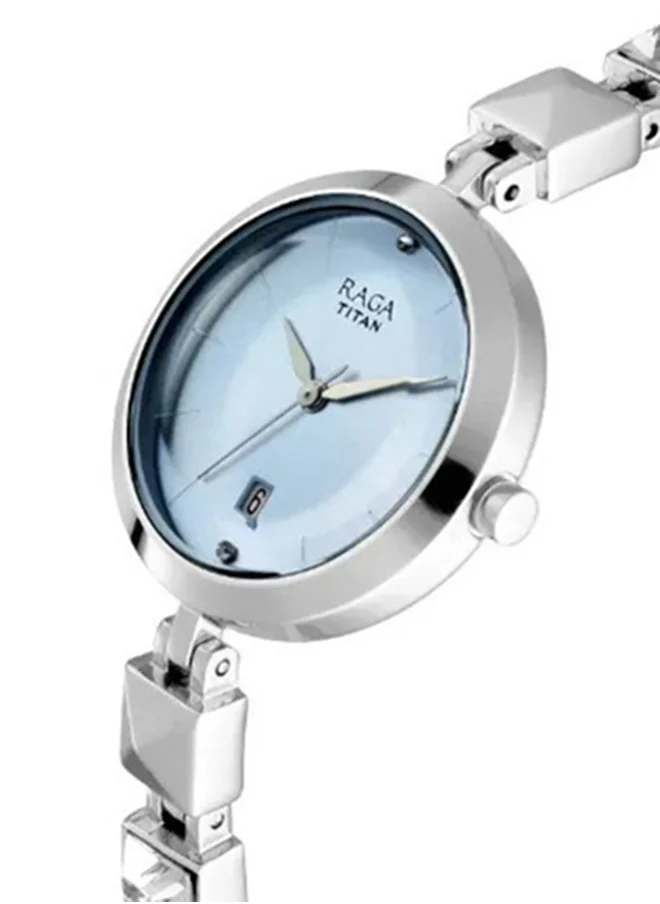 TITAN Titan Blue Dial Analog Watch with Date Function for Women
