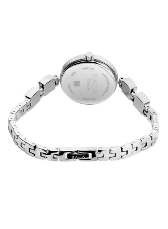 تيتان Titan Blue Dial Analog Watch with Date Function for Women