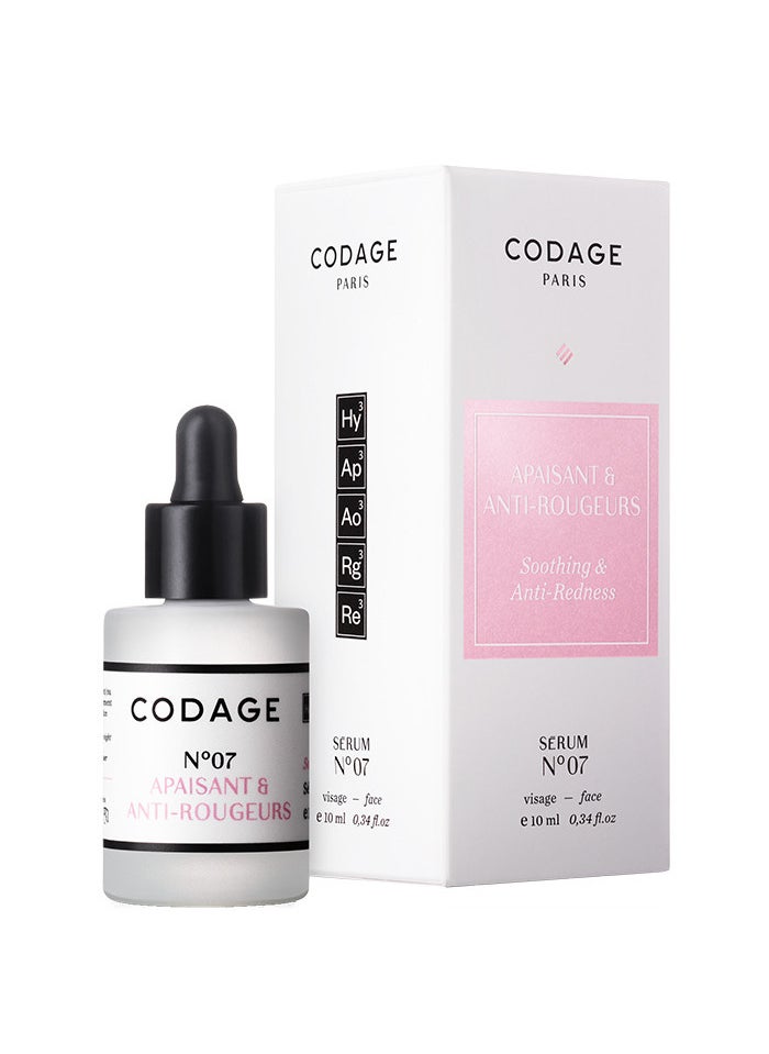 codage paris - Codage Serum Anti Redness No 07 30Ml Soothing Skincare - Image 1