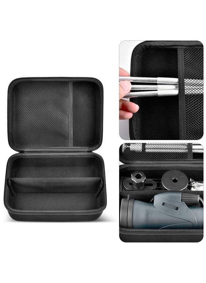 Comecase Monocular Telescope Case Compatible with Gosky 12x55/ Pankoo 12X50, 40X60, 16X52/ Titan 12x55/ Viajero 12x50/ Wingspan Optics High Definition Monocular Telescope and Quick Smartphone Holder & Tripod  - Image 3