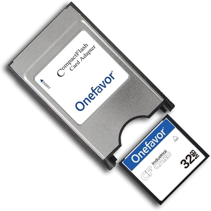 rayihni محول بطاقة الكمبيوتر CompactFlash، قارئ بطاقة الذاكرة PCMCIA CompactFlash إلى محول بطاقة الكمبيوتر (مع بطاقة CF 32M) - Image 1
