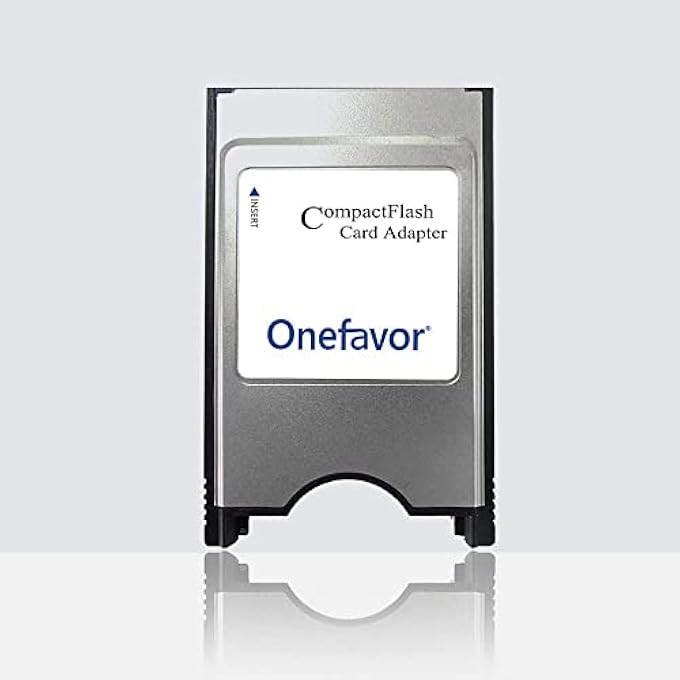 rayihni محول بطاقة الكمبيوتر CompactFlash، قارئ بطاقة الذاكرة PCMCIA CompactFlash إلى محول بطاقة الكمبيوتر (مع بطاقة CF 32M) - Image 2