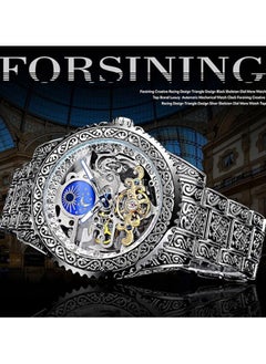 FORSINING Watches for Men Watch Stainless Steel Luxury Luminous Water Resistant Automatic Mechanical Wristwatch  - Image 4