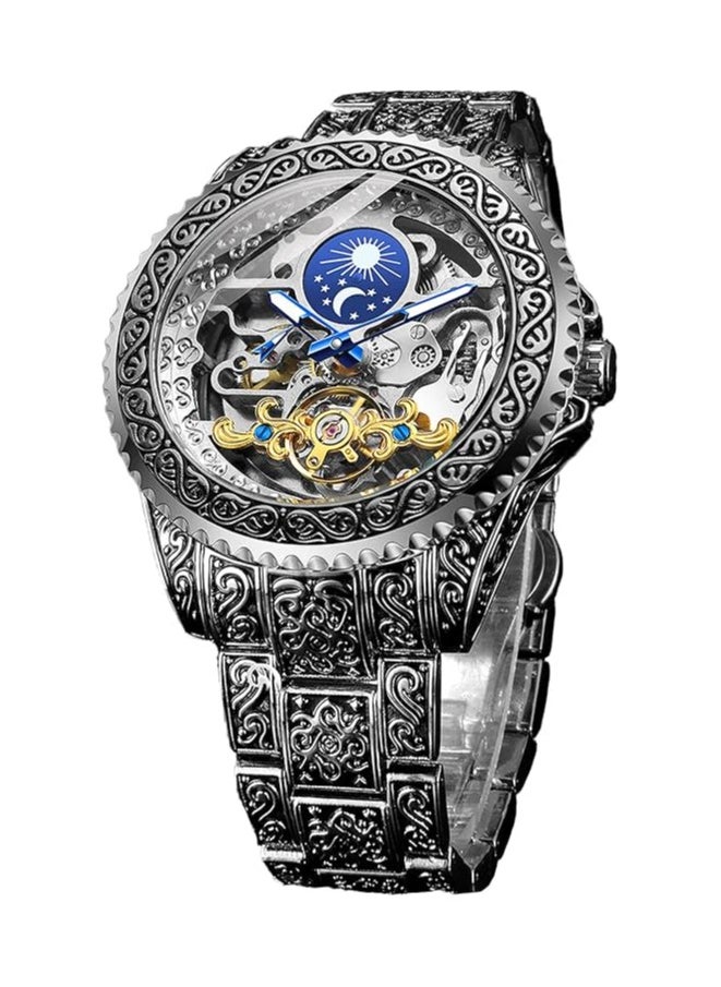 FORSINING - Watches for Men Watch Stainless Steel Luxury Luminous Water Resistant Automatic Mechanical Wristwatch - Image 1
