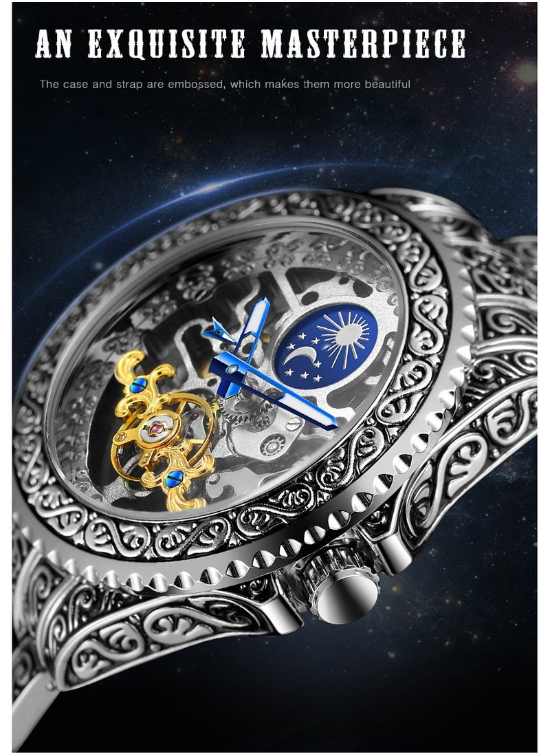 FORSINING - Watches for Men Watch Stainless Steel Luxury Luminous Water Resistant Automatic Mechanical Wristwatch - Image 1
