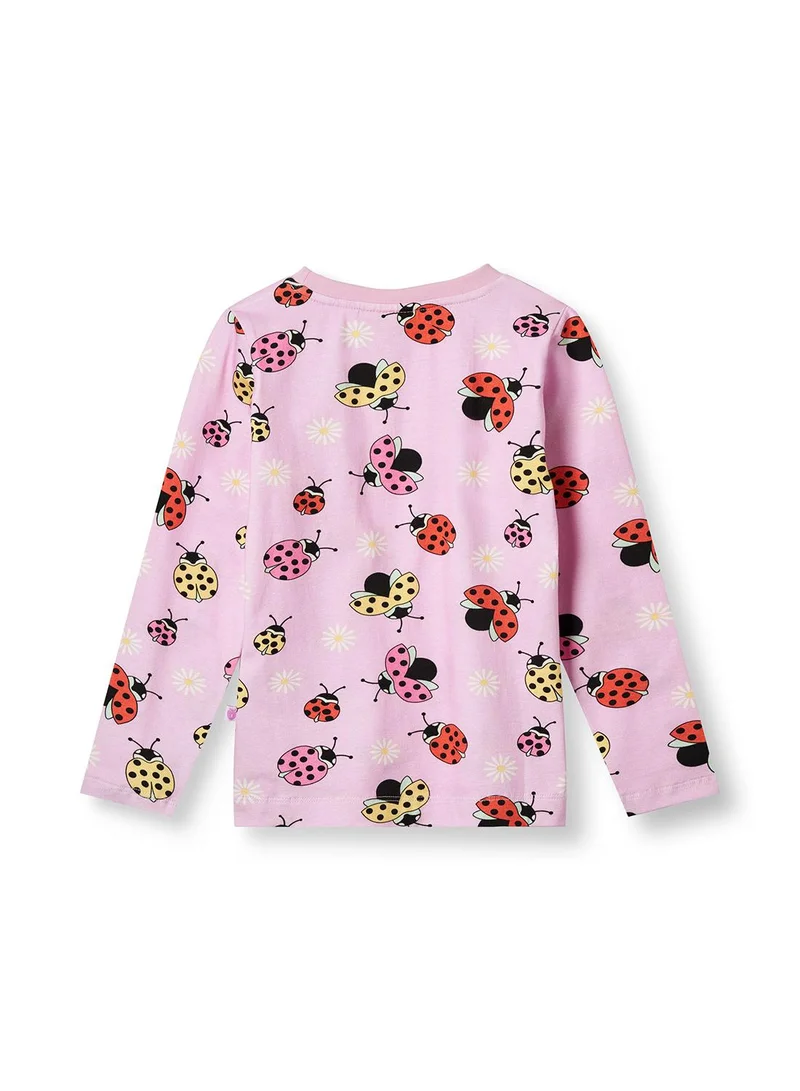 Småfolk Long-sleeved top with ladybirds