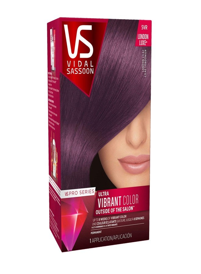 Vidal Sassoon Pro Series Permanent Hair Dye, 5VR London Lilac Hair Color, Pack of 1 - Image 1