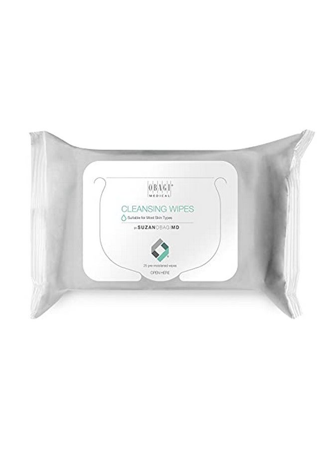 Obagi Medical On The Go Cleansing And Makeup Removing Wipes 25 Count  - Image 1