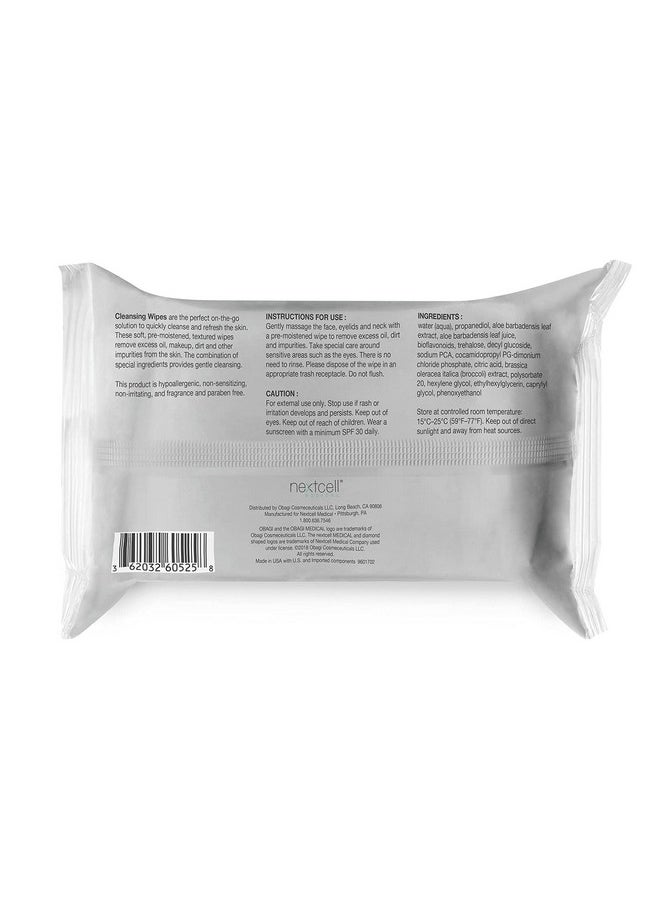Obagi Medical On The Go Cleansing And Makeup Removing Wipes 25 Count  - Image 5