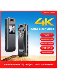 Recording Camera HD Sports DV Portable Digital Camera Outdoor Riding Motorcycle Law Enforcement Driving Recorder-Body Color:Ultra-clear Night Vision  64g-official Standard