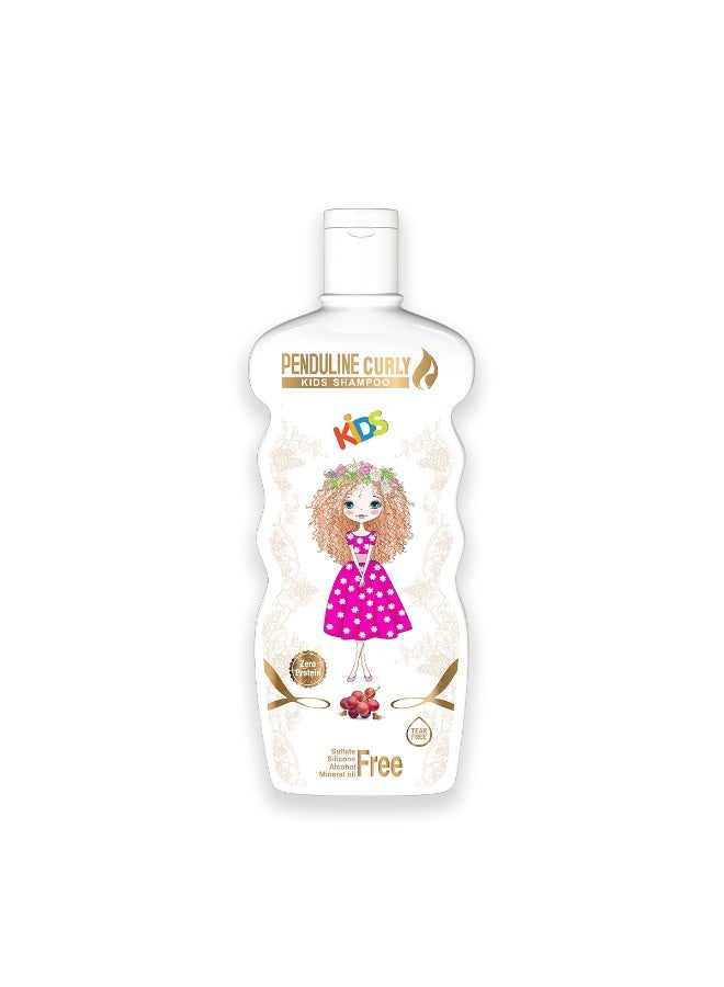 PENDULINE Penduline Curly Kids Shampoo | Argan Oil | 300 Ml | Gentle Cleansing & Frizz Control |Nourishing & Moisturizing  - Image 1