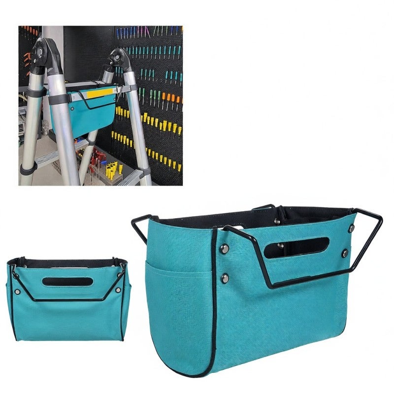 PENGGONG Telescoping Ladder Portable Tool Bag Utility Tools Bags Herringbone Ladder Tool Storage Bag Multifunctional Tool Organizers and Storage, Tool Organizer Bag with 600D Waterproof Oxford Cloth, - Image 2