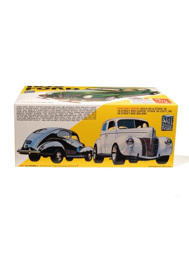 AMT 1939 Ford Sedan Street Rod Series 1:25 Scale Model Kit - Image 2