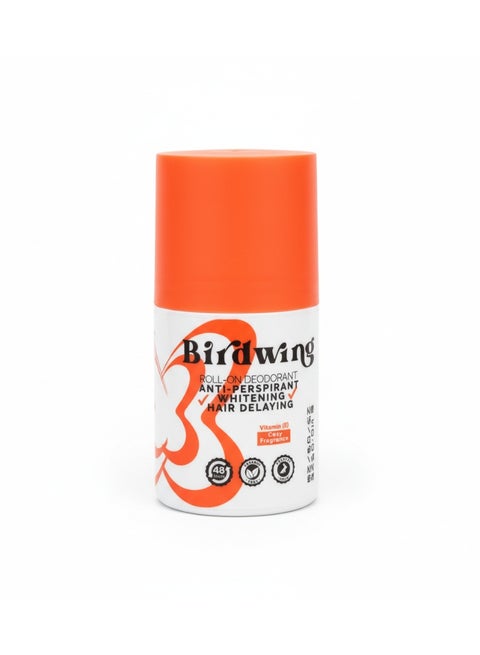 Birdwing Roll - On Deodorant -Whitening, Hair Delaying, 48H Protection, Vitamin E Formula -Cozy Fragrance