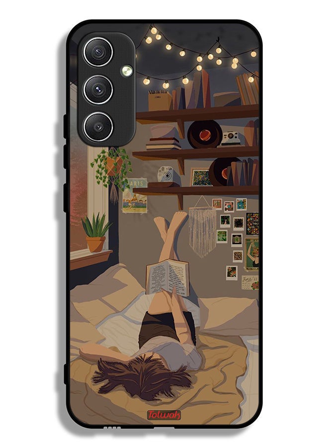 Tolwak Samsung Galaxy A34 5G Protective Case Cover Studying Art - Image 1