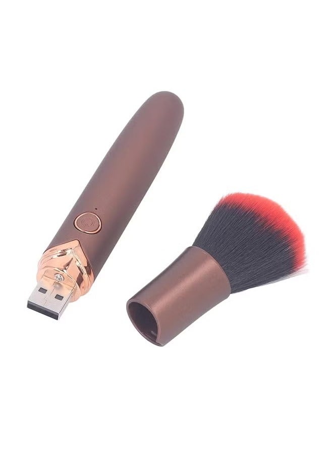 Loquat Electric Sports Massage Relaxation Accessories Portable Quiet and Comfortable Electric Hand-held Ladies Massager Brush with 10 Adjustable Gears Vibration Massage Brush for Relaxing Time - Image 3