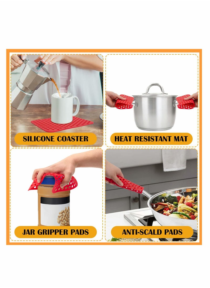 KASTWAVE - Air Fryer Reusable Liners for Ninja Foodi Dual DZ201, 4 Pcs Easy Clean Accessories, Non Stick - Image 1