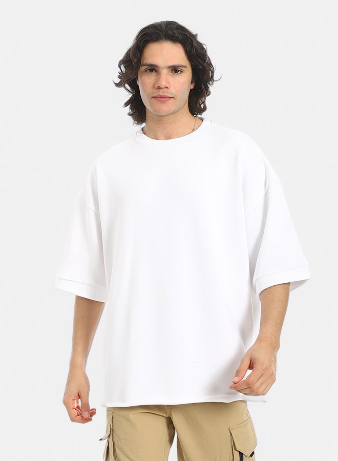 Red Circle oversized T-shirt, half sleeve, Derby bracelet - Image 1