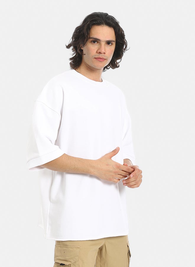Red Circle oversized T-shirt, half sleeve, Derby bracelet - Image 2