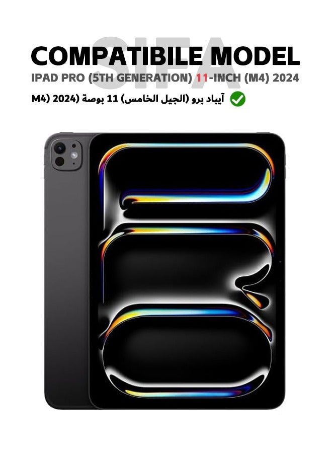 2-Pack Screen Protector for iPad Pro 11-Inch (M4) 2024,  【Ultra HD】【9H Hardness】【Anti Scratch】【Anti Bubble】【Pencil Compatible】【Case Friendly】 Tempered Glass Screen for iPad Pro (5th Gen) 11 inch 2024 - Image 2