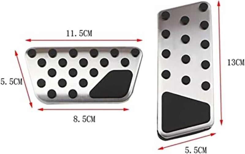 Vuzmode Stainless Steel Car Pedal Pads for Jeep Wrangler JK - Image 5