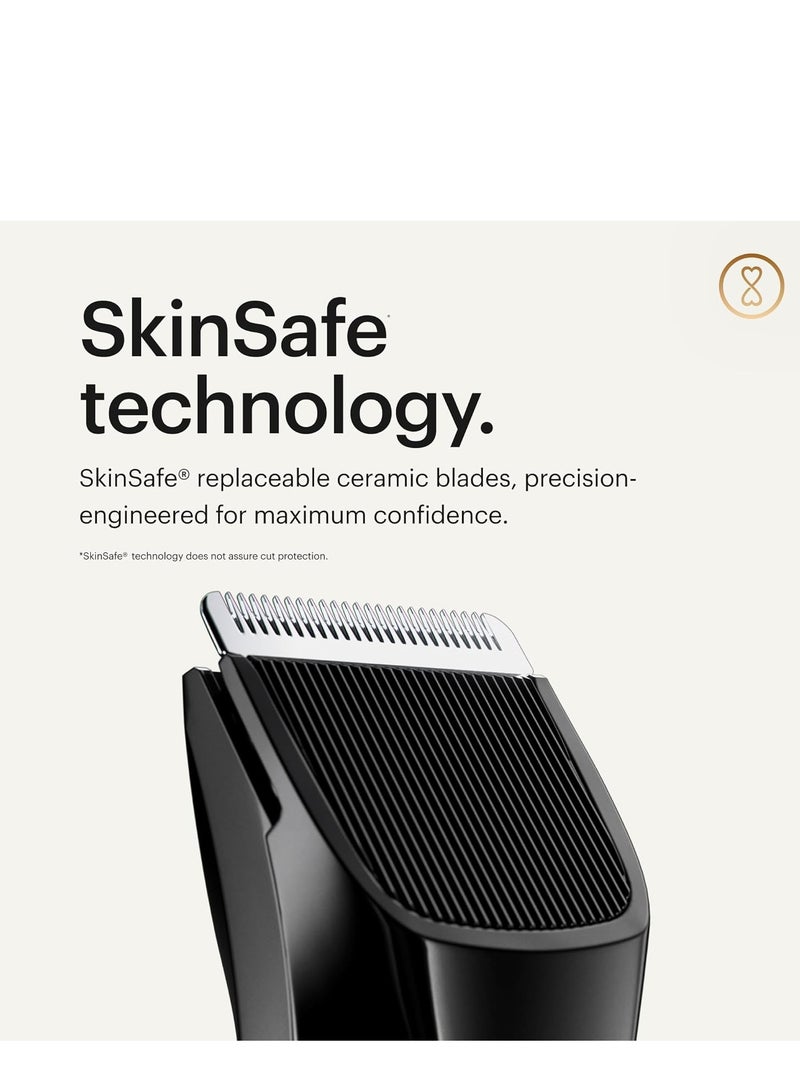 manscaped MANSCAPED® The Lawn Mower® 4.0, Electric Groin Hair Trimmer, Replaceable SkinSafe® Ceramic Blade Heads, Waterproof Wet/Dry Clippers, Rechargeable, Wireless Charging, Male Hygiene Grooming Razor - Image 3