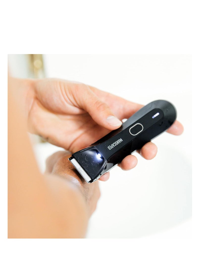 manscaped MANSCAPED® The Lawn Mower® 4.0, Electric Groin Hair Trimmer, Replaceable SkinSafe® Ceramic Blade Heads, Waterproof Wet/Dry Clippers, Rechargeable, Wireless Charging, Male Hygiene Grooming Razor - Image 4