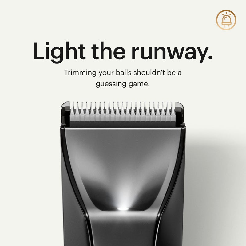 MANSCAPEDÂ® The Lawn MowerÂ® 4.0, Electric Groin Hair Trimmer, Replaceable SkinSafeÂ® Ceramic Blade Heads, Waterproof Wet/Dry Clippers, Rechargeable, Wireless Charging, Male Hygiene Grooming Razor - Image 5