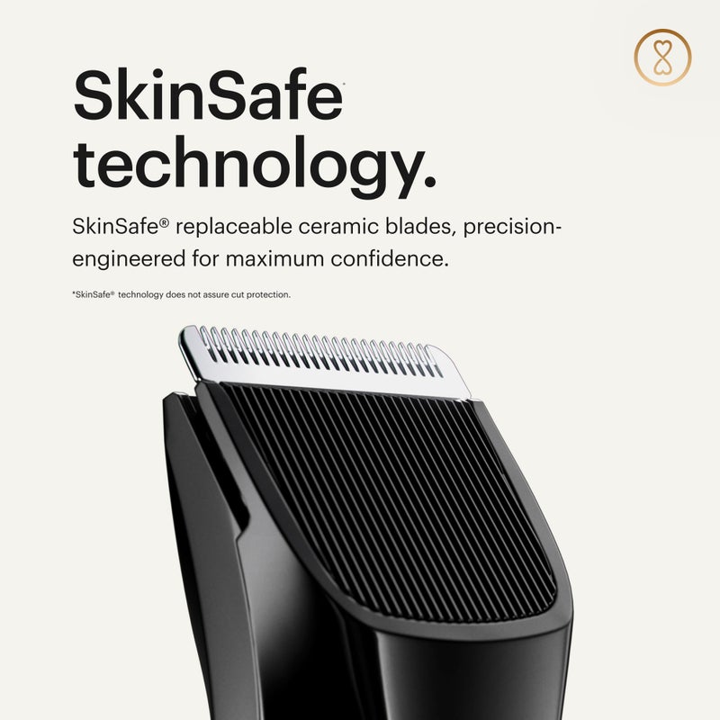 MANSCAPEDÂ® The Lawn MowerÂ® 4.0, Electric Groin Hair Trimmer, Replaceable SkinSafeÂ® Ceramic Blade Heads, Waterproof Wet/Dry Clippers, Rechargeable, Wireless Charging, Male Hygiene Grooming Razor - Image 4