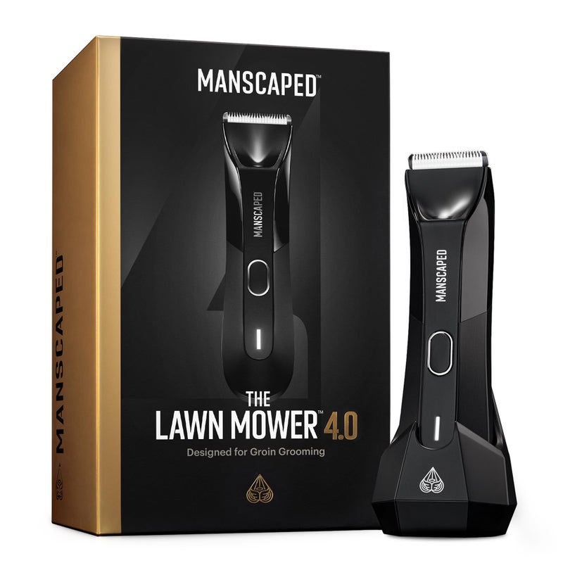 MANSCAPEDÂ® The Lawn MowerÂ® 4.0, Electric Groin Hair Trimmer, Replaceable SkinSafeÂ® Ceramic Blade Heads, Waterproof Wet/Dry Clippers, Rechargeable, Wireless Charging, Male Hygiene Grooming Razor - Image 1