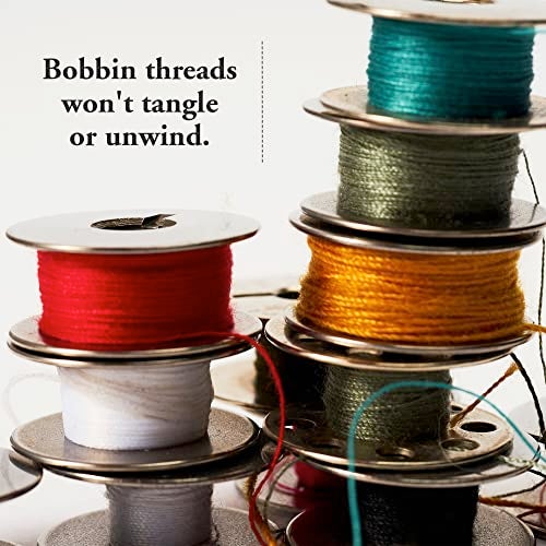 Grabbit BobbinSaver Jumbo Bobbin Organizer – Holds 70+ Bobbins – Flexible Plastic Holder for Sewing Machine, Embroidery, & Quilting Bobbin Storage, Red - Image 4