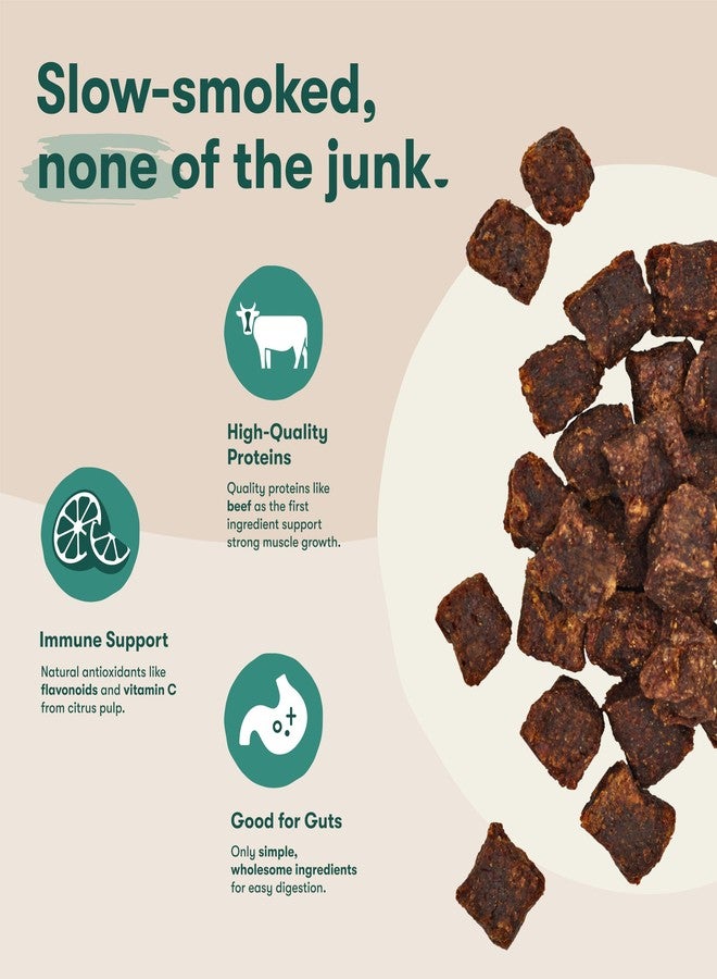 Jinx Beef Bites, Soft Jerky Dog Treats, Bite-Sized Snack, Low-Calorie and Packed with Flavor, Slow-Smoked Real Beef & Liver, No Fillers, 5oz, 6 Pack - Image 4