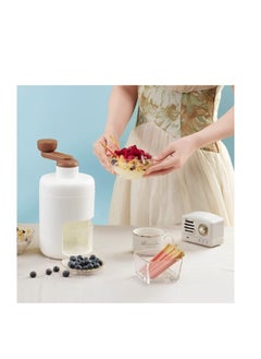 OASIS-TH Manual Ice Crusher Slush Machine, Portable Slushie Machines and Snow Cone Machine with Free Ice Cube Tray, BPA Free for Home Kitchen Resturant Use  - Image 5
