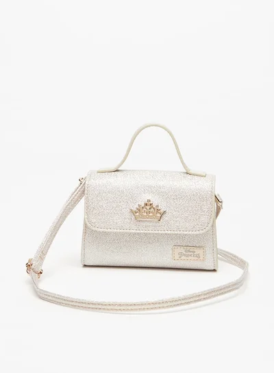 Disney Girls Disney Textured Satchel Bag with Handle and Magnetic Closure