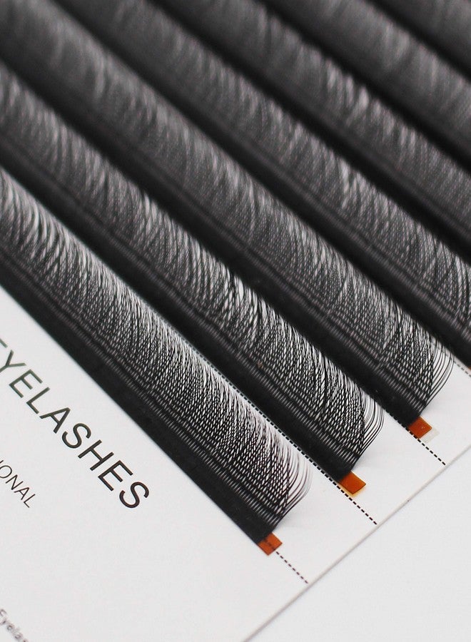 Vayator Large Tray D Curl YY Volume Fans Premium Natural Synthetic Mink Individual Eyelash Extension Makeup Maquiagem (14mm) - Image 1