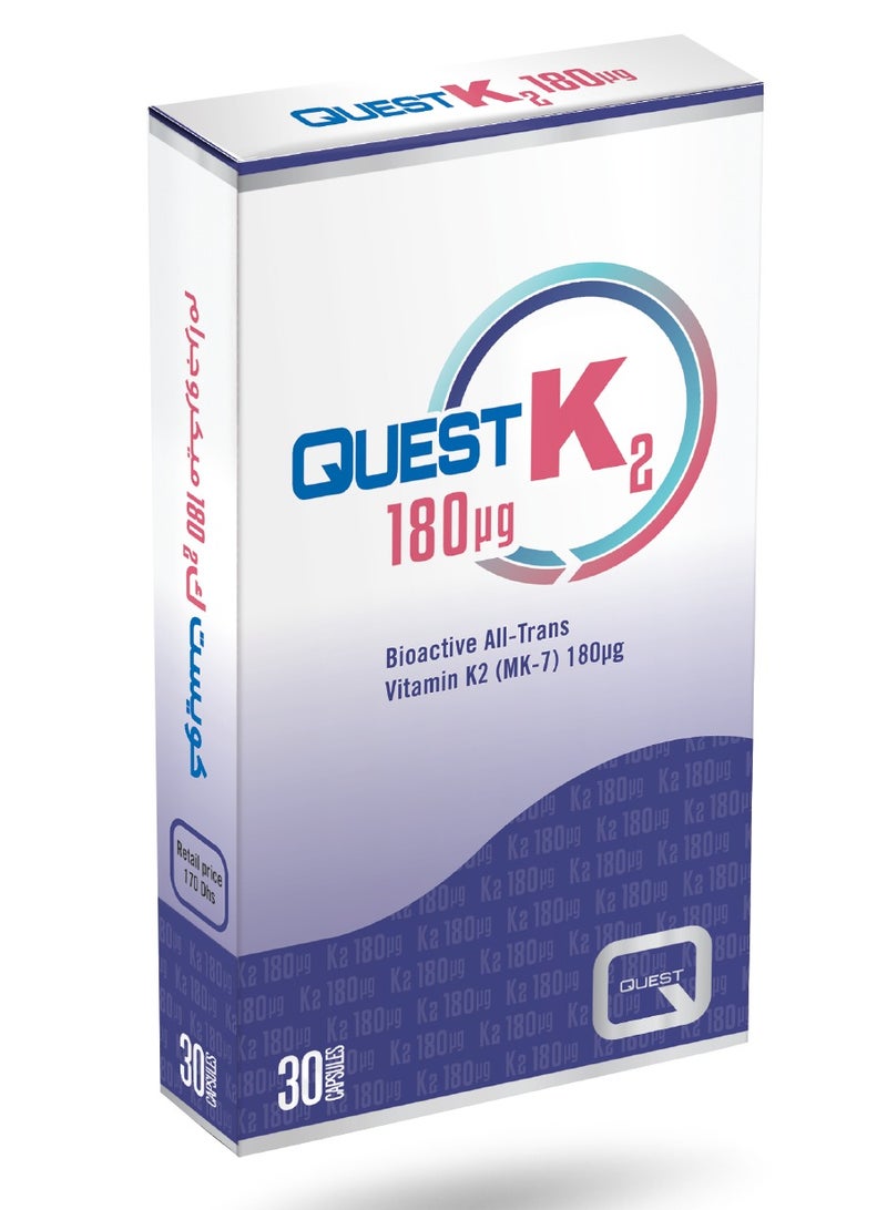 Quest K2 180Mcg Cap 30'S