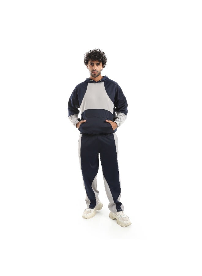 Caesar Men's oversized plain tracksuit - Image 1