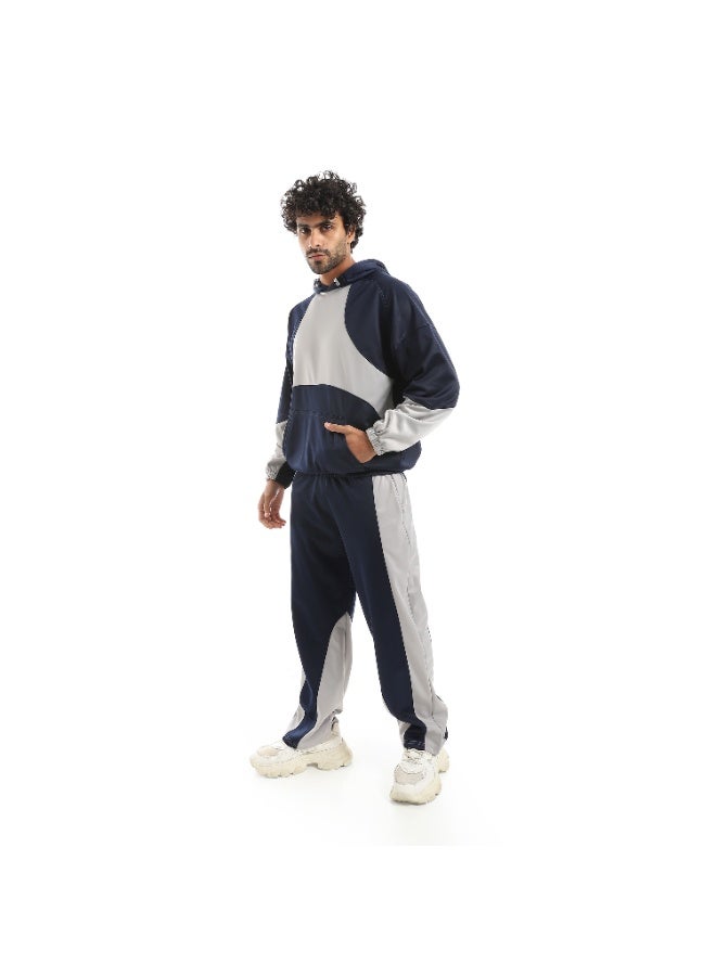 Caesar Men's oversized plain tracksuit - Image 2