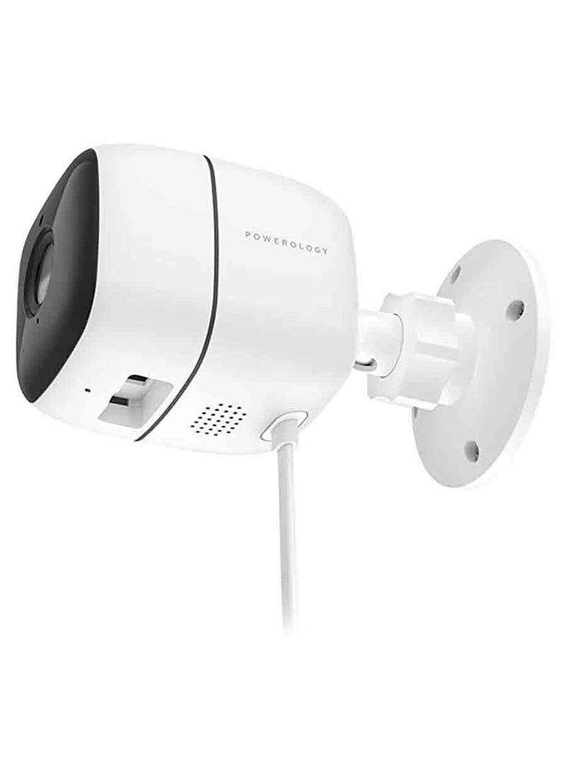 Powerology Wi-Fi Smart Outdoor Camera 110° Wide Angle Lens Camera 1080P Full HD  - Image 1