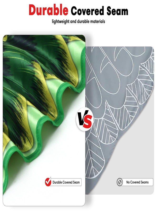 D.Q.Z Double-Sided Bird Wings Parrot Costume for Kids Dress Up Clothes Feather Headband, Toddlers Animal Role Play Halloween (Green) - Image 5